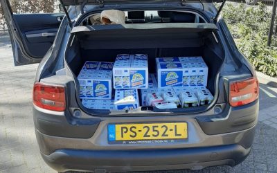 Voedselbank blij met sportclub Terschuur.
