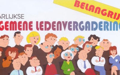 Ledenvergadering 27 juni.