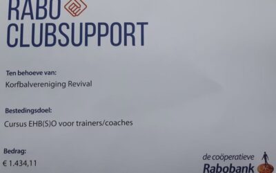 Rabo Clubsupport uitreiking.