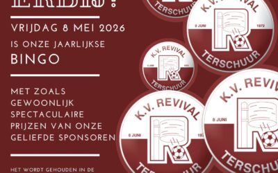 Revival bingo, 8 mei 2026!!