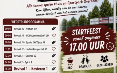 Startfeest seizoen 2026/2027