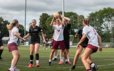 Korfballers Revival-1 op rand van de titel